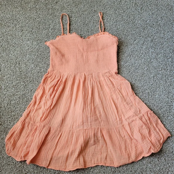 Anthropologie Flowy Coral Womens Blouse Top Size Medium - Picture 7 of 16